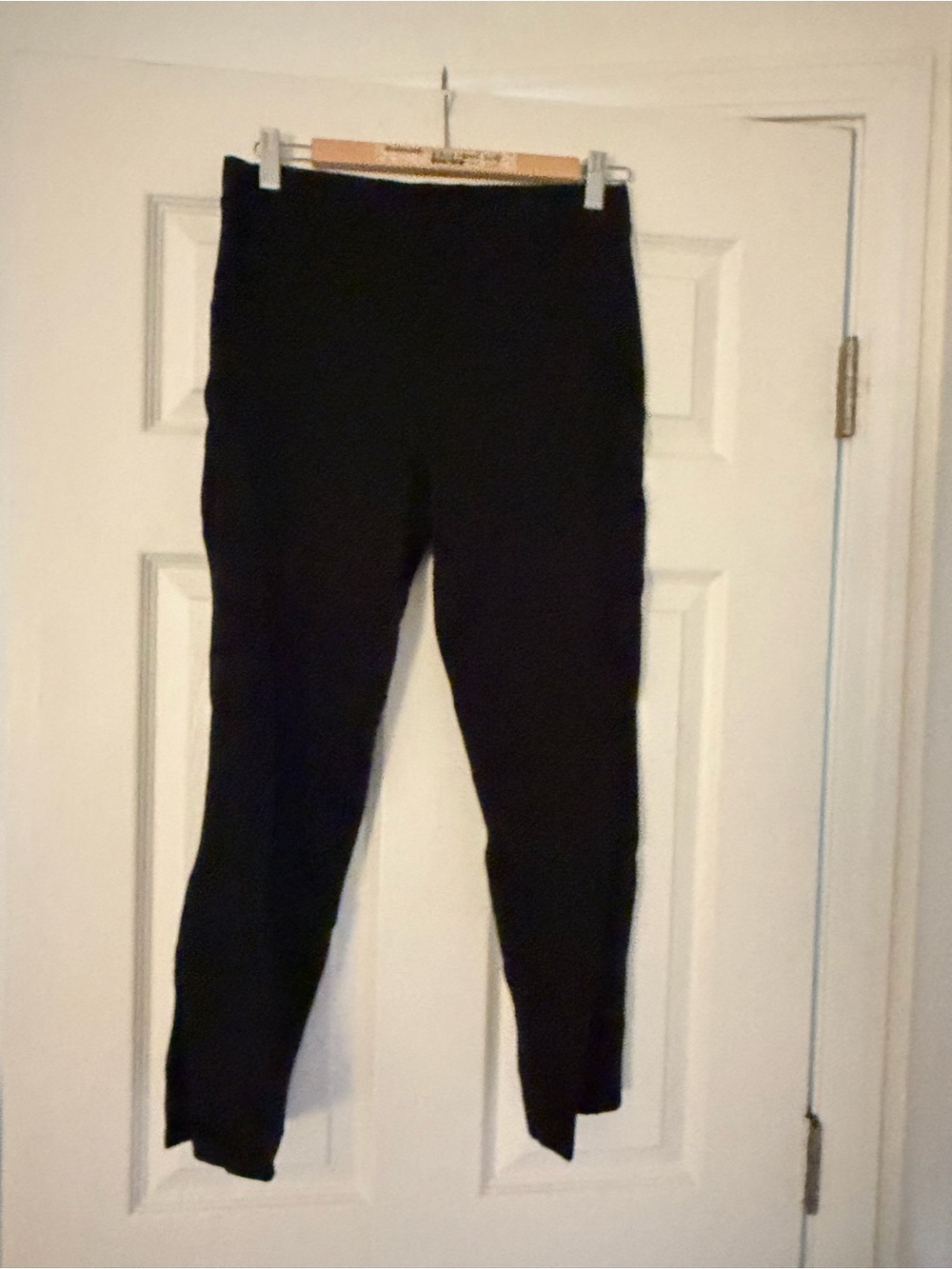 Quince Black Skinny Ponte Leggings